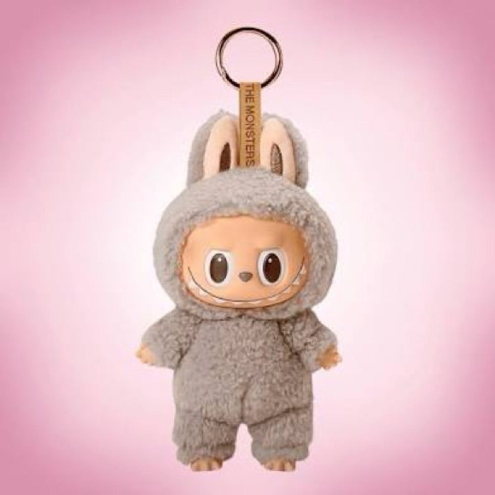 NIB Authentic THE MONSTERS Pop Mart Labubu Exciting Macaron Pendant- Sesame Bean